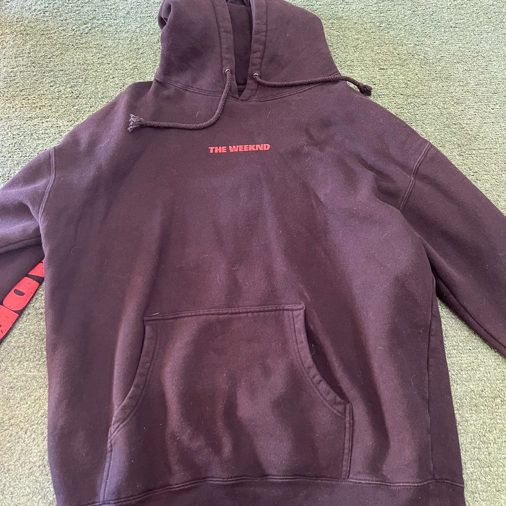 The Weeknd Maroon Hoodie